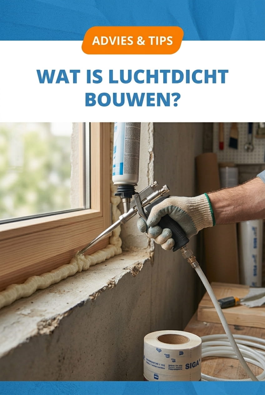 Wat is luchtdicht bouwen
