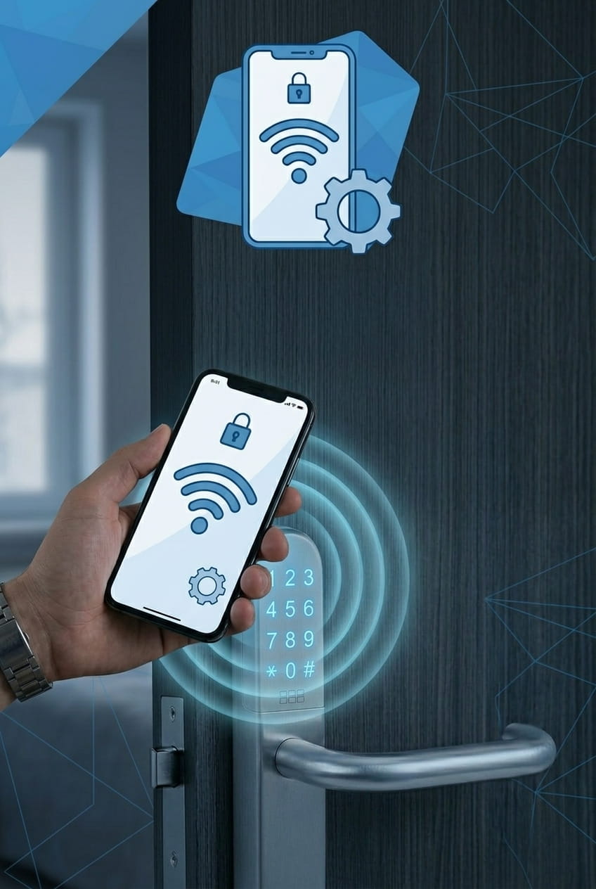 slim slot met smartphone bedienen 