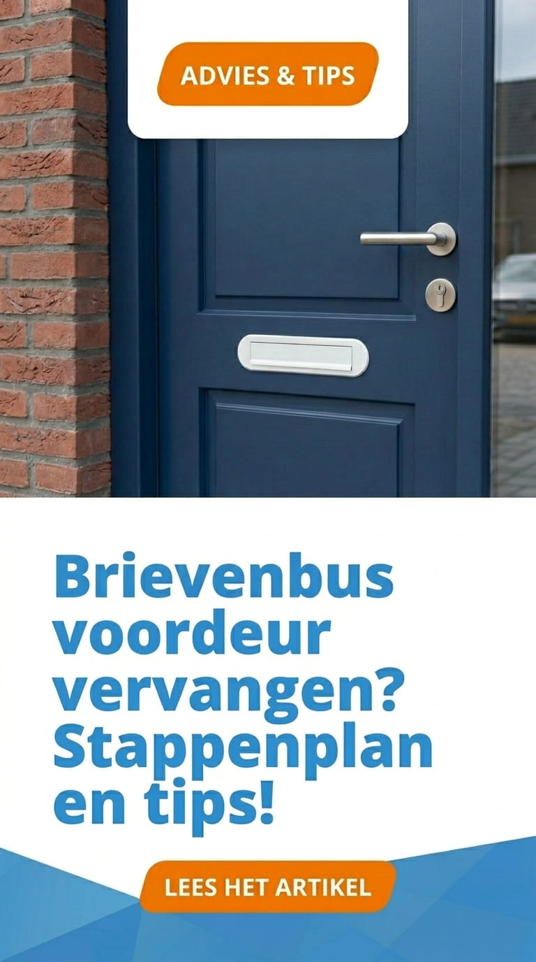 brievenbus voordeur vervangen