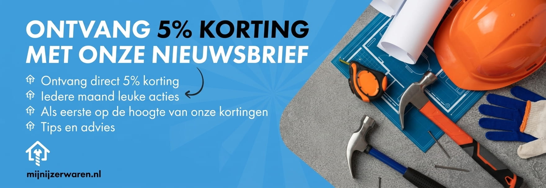 Nieuwsbrief mijnijzerwaren inschrijven 