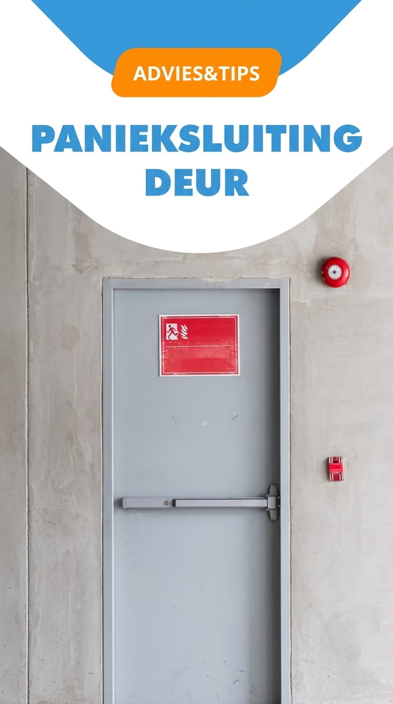 welke 3 soorten panieksluitingen zijn er