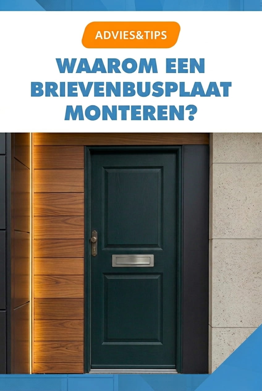 Advies brievenbusplaat monteren