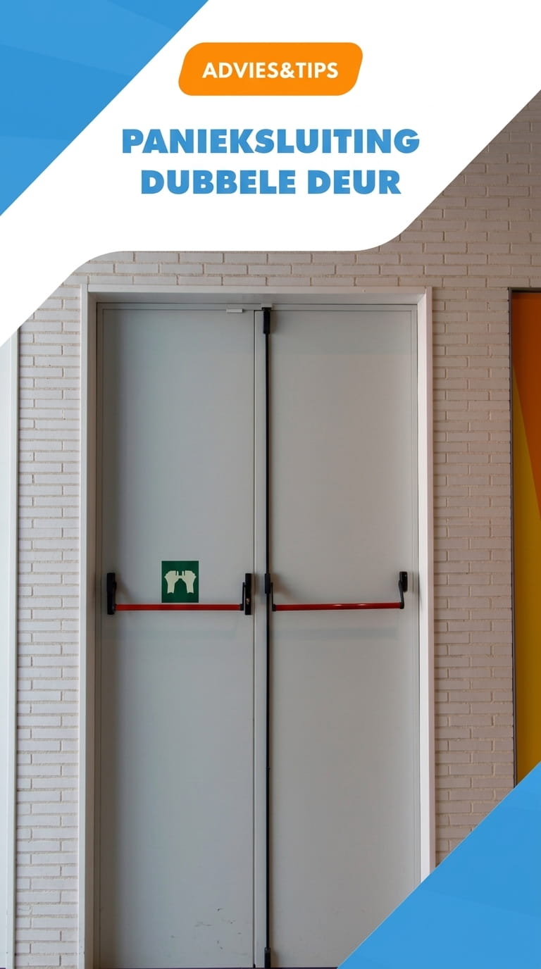 panieksluiting dubbele deur advies