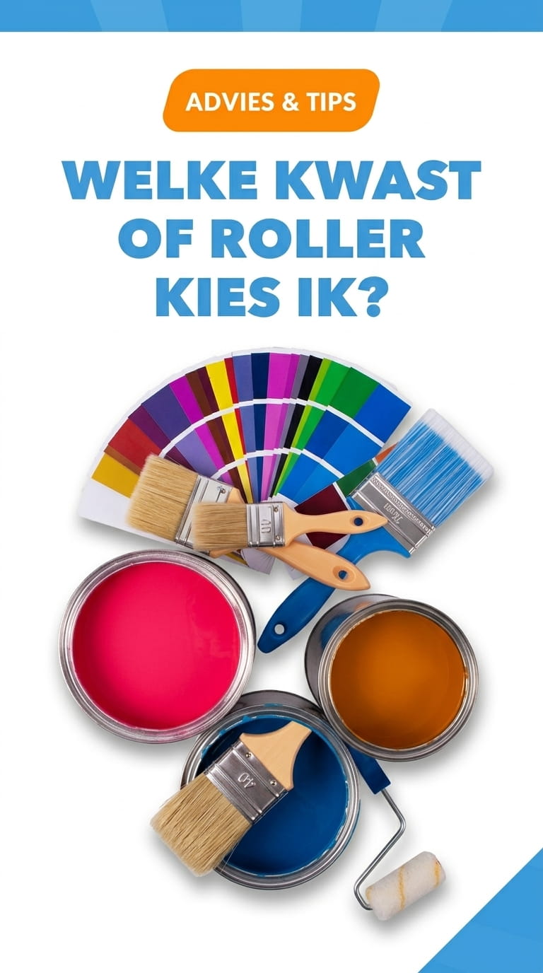 Advies en tips: netjes schilderen welke kwast of roller