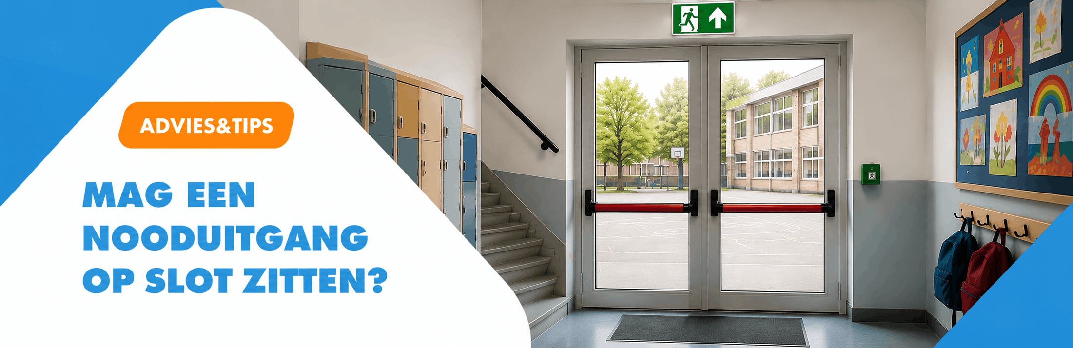 advies: mag een nooduitgang op slot zitten?