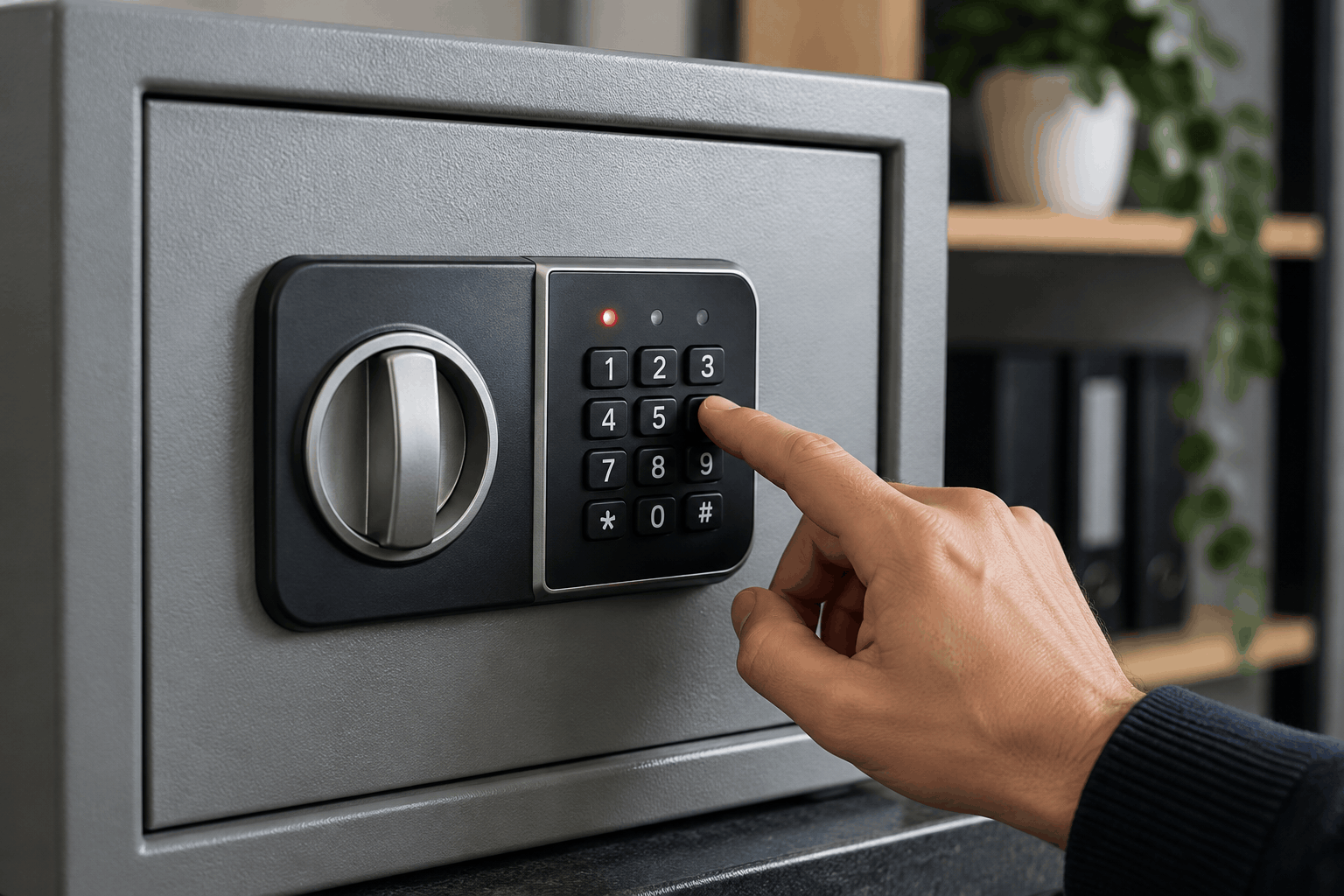 elektronische kluis code werkt niet